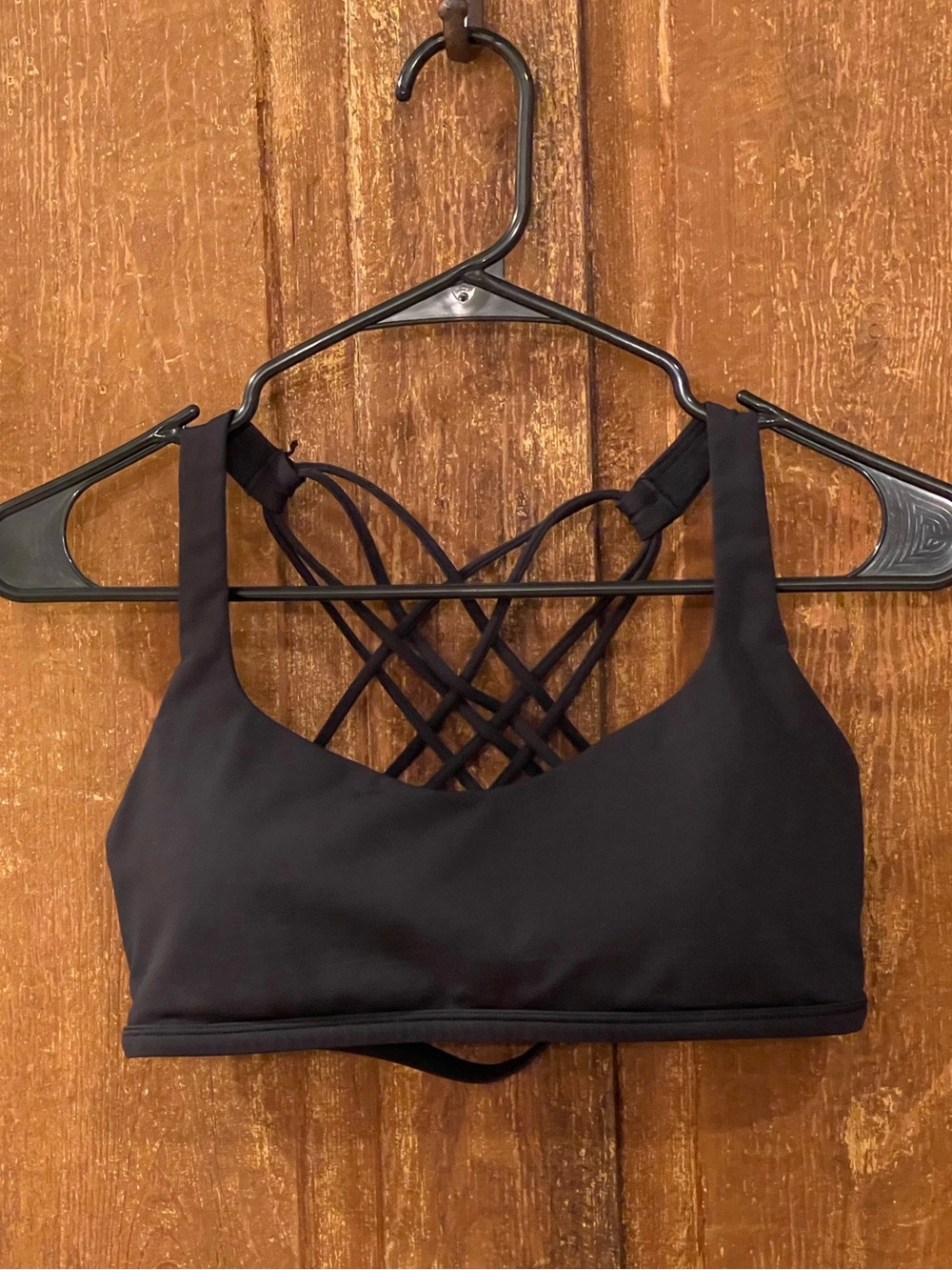 lululemon Free to be Wild Bra in Black, size 8